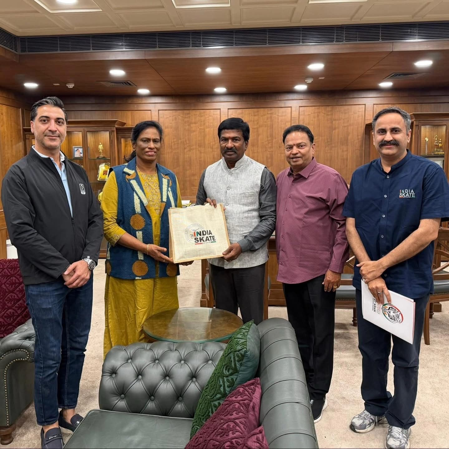RSFI & World Skate Asia meet the Indian Olympic Association
