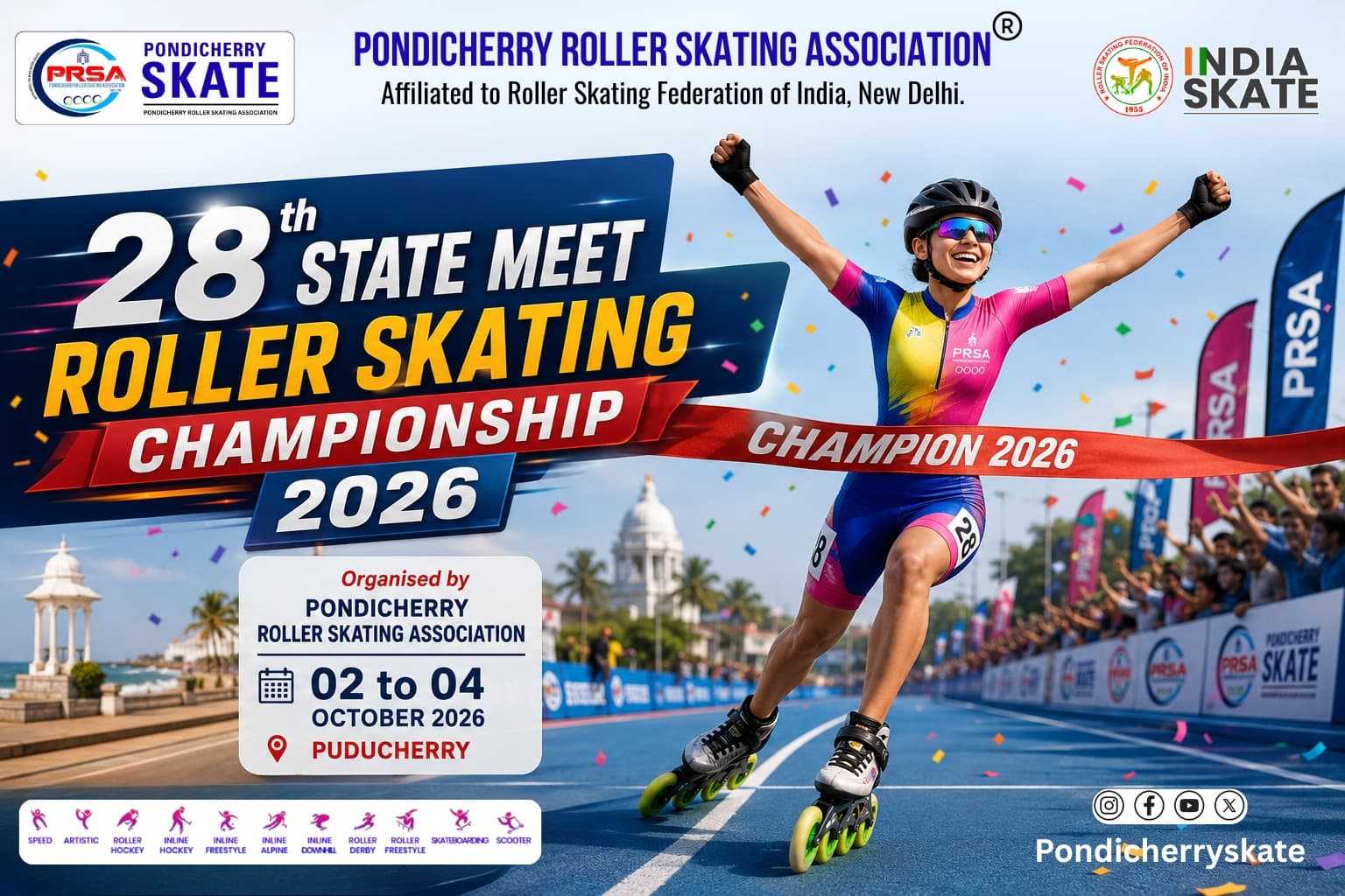 28th State Meet, Pondicherry